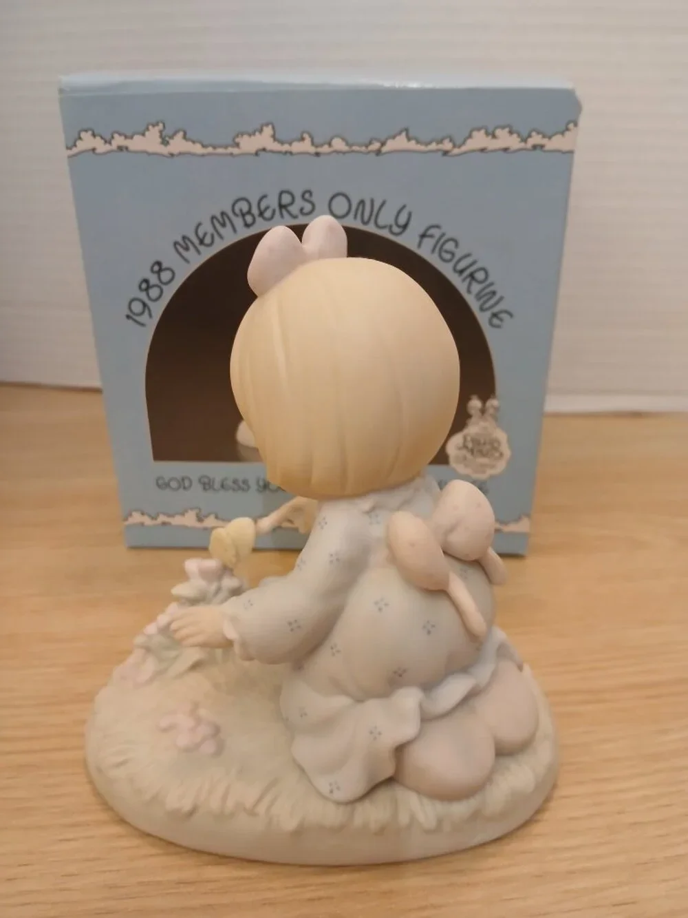 Precious Moments  God Bless You For Touching My Life Porcelain Figurine PM881
